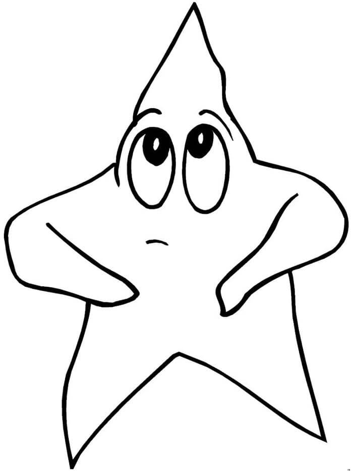 Hvězda Zdarma pro Děti omalovánka