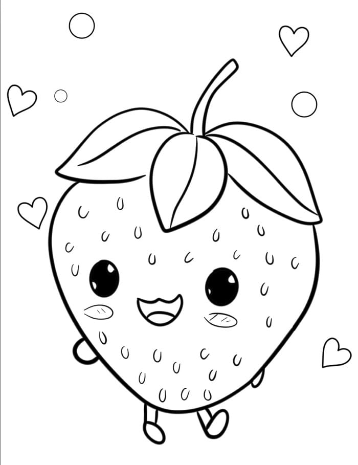 Jahoda (1) omalovánka