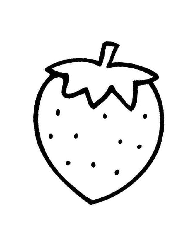 Jahoda (3) omalovánka