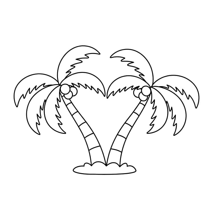 Jedna Palma omalovánka