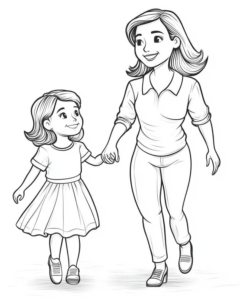 Jedna Rodina omalovánka