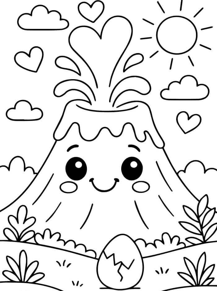 Jedna Sopka omalovánka