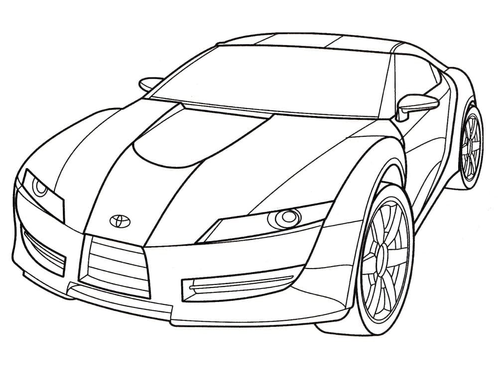 Jedno Auto omalovánka