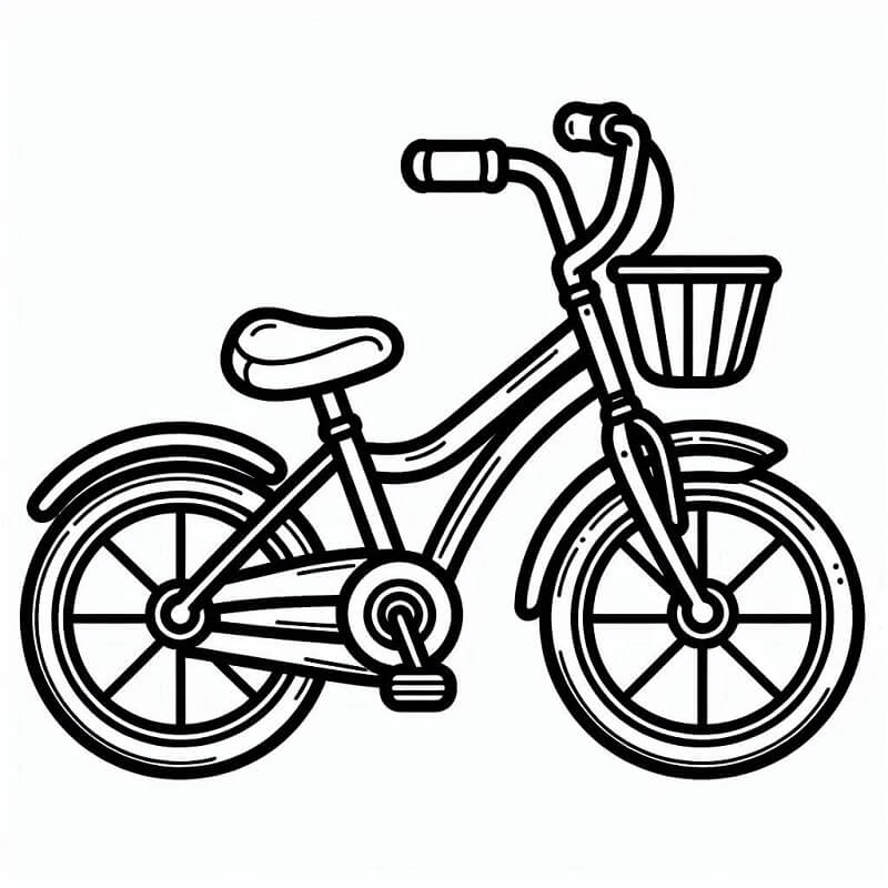 Jedno Jízdní Kolo omalovánka