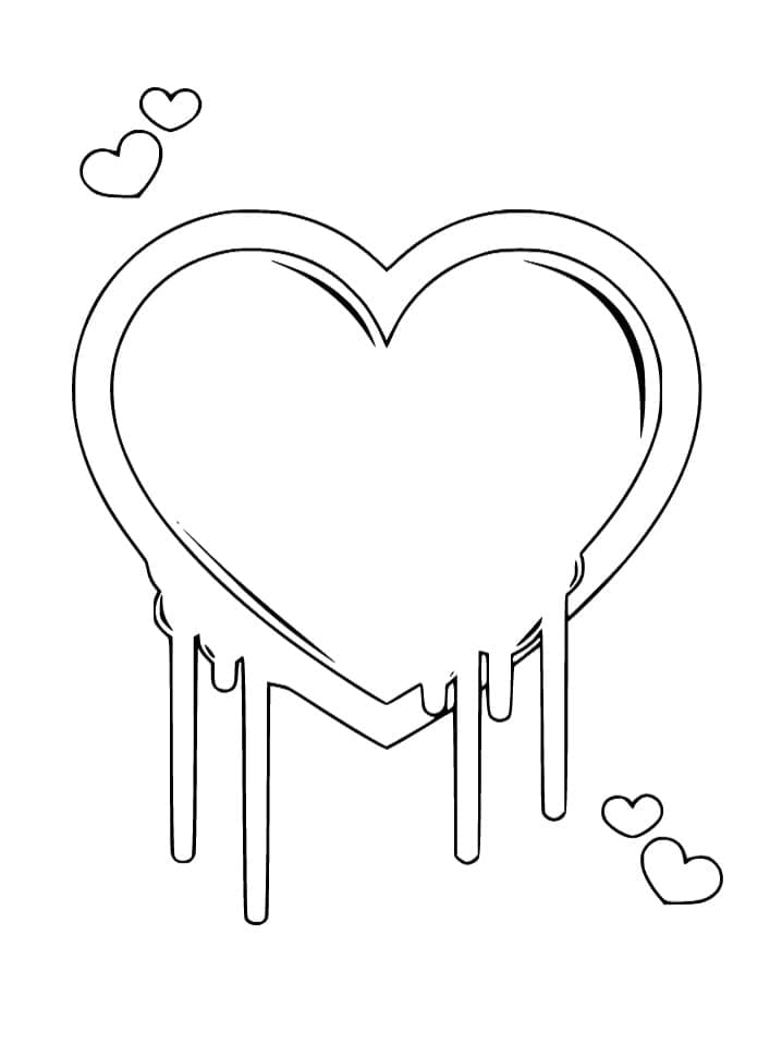 Jedno Srdce omalovánka