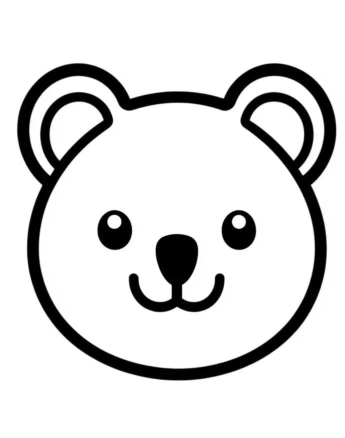 Jednoduchá Emotikona omalovánka