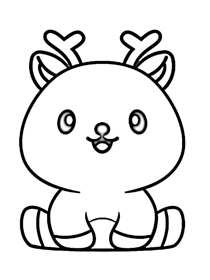 Jelen Vymalovatelné pro Děti omalovánka