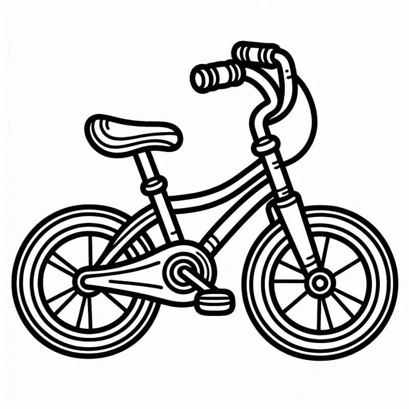Jízdní Kolo (2) omalovánka
