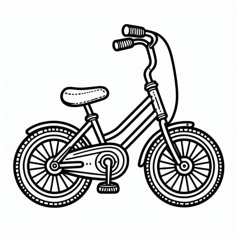 Jízdní Kolo Tisknutelné omalovánka