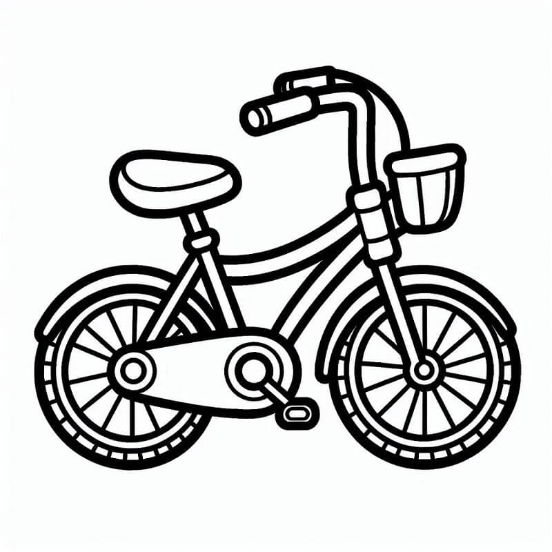 Jízdní Kolo Zdarma omalovánka