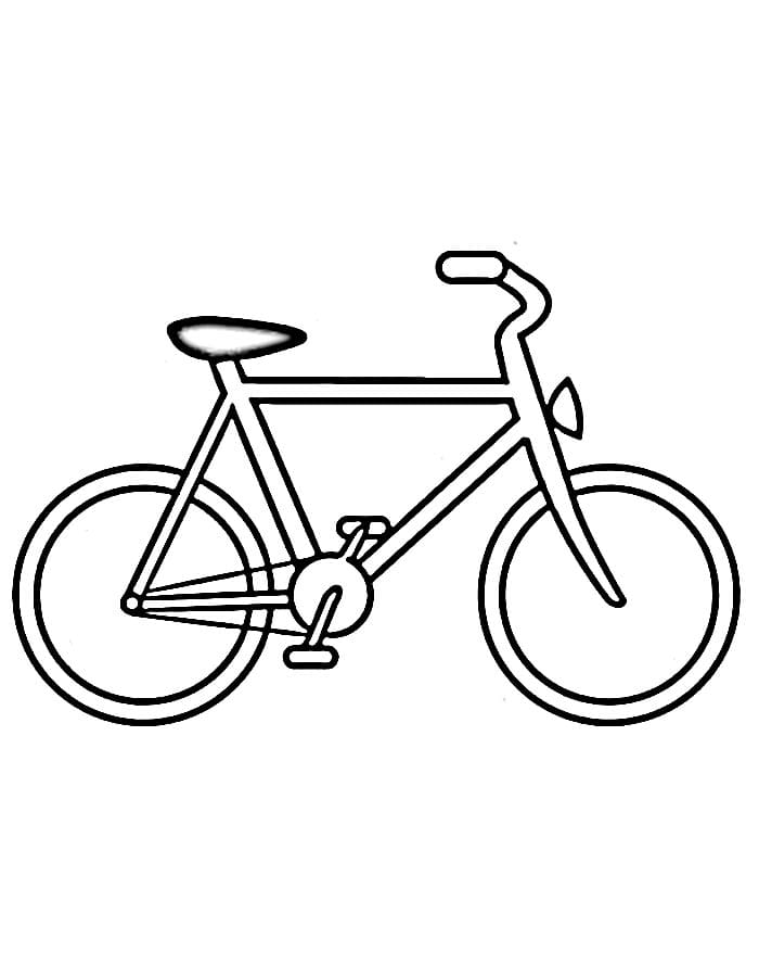 Jízdní Kolo pro 4leté Děti omalovánka