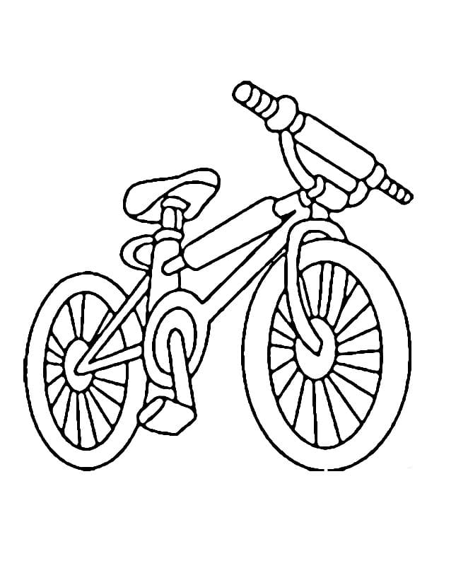Jízdní Kolo pro 6leté Děti omalovánka