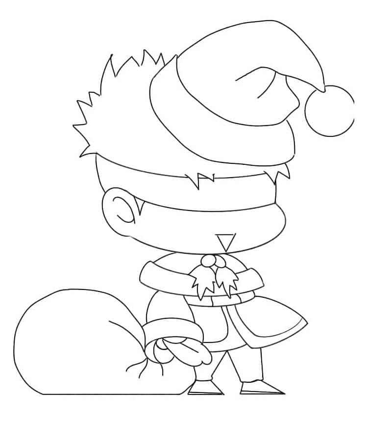 Jujutsu Kaisen Zdarma Tisknutelná omalovánka