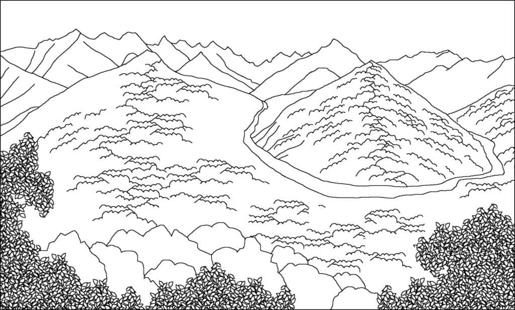 Krajina Zdarma pro Děti omalovánka