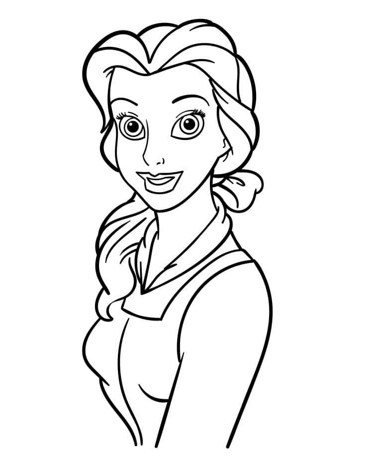 Kráska a zvíře (3) omalovánka