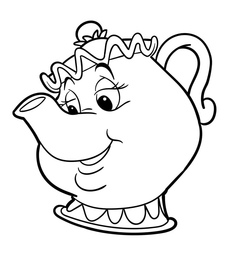 Kráska a zvíře (4) omalovánka