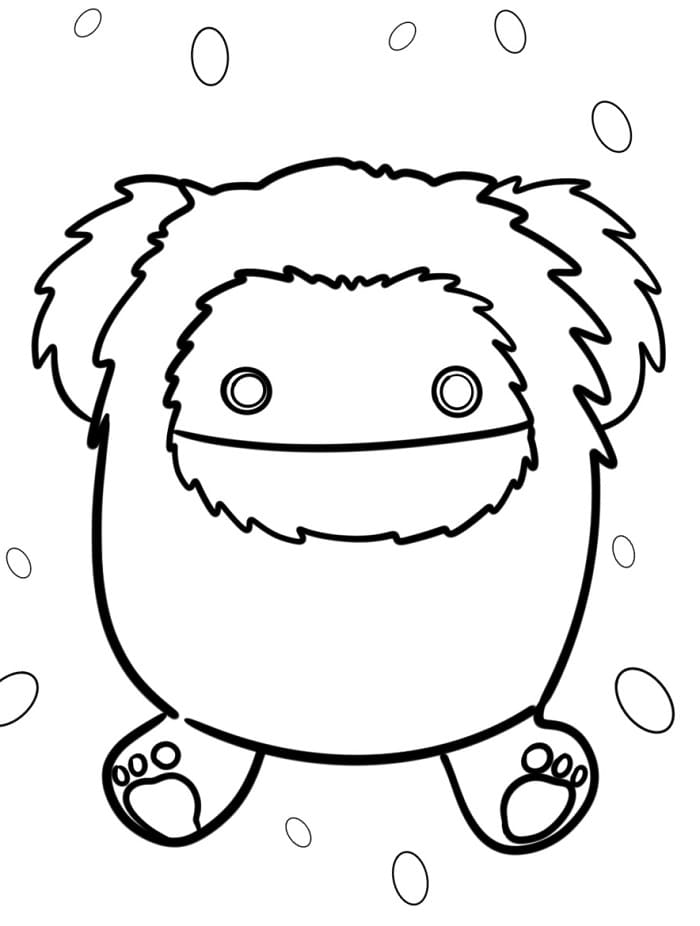 Krásné Squishmallows omalovánka