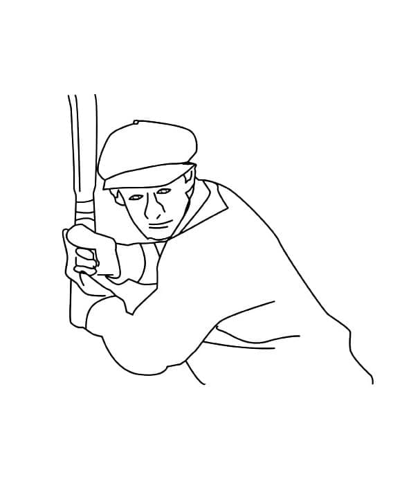 Kriketový (50) omalovánka