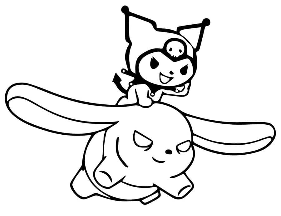 Kuromi Tisknutelná omalovánka