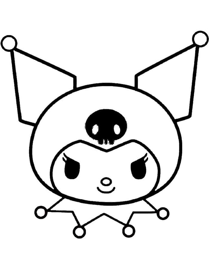 Kuromi Vymalovatelné pro Děti omalovánka