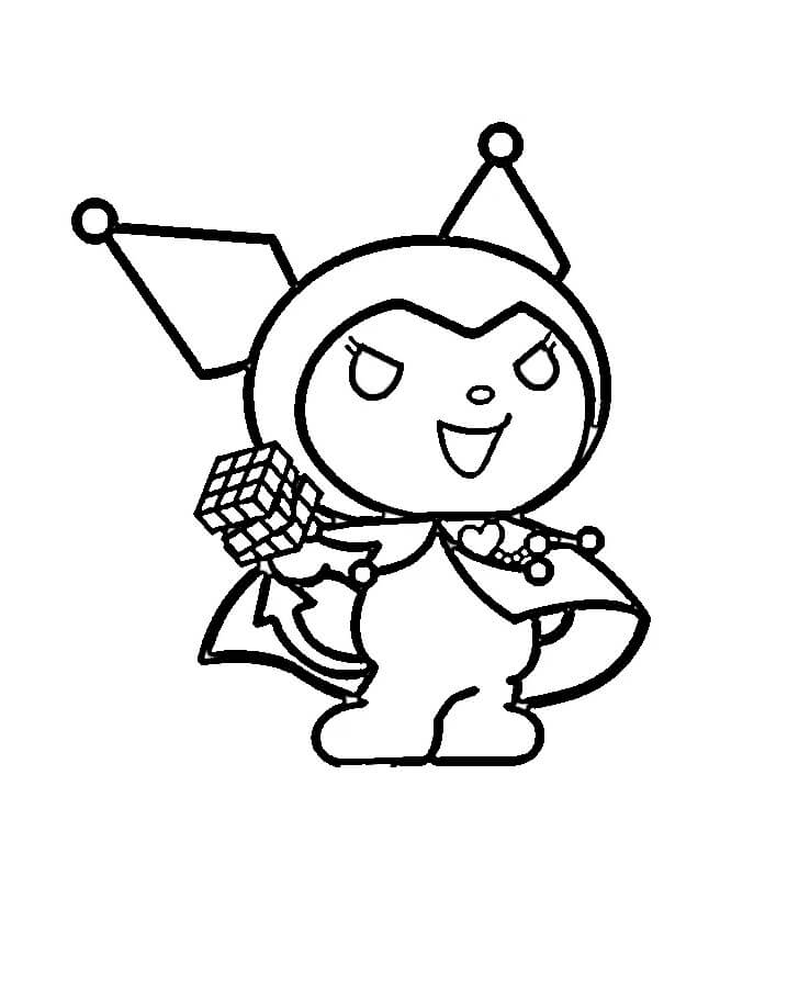 Kuromi Zdarama omalovánka