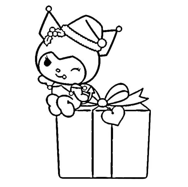 Kuromi Zdarma Vymalovatelné Obrázek omalovánka