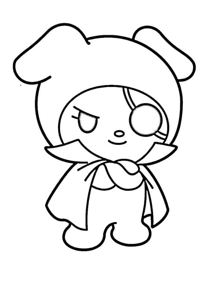 Kuromi pro Děti omalovánka