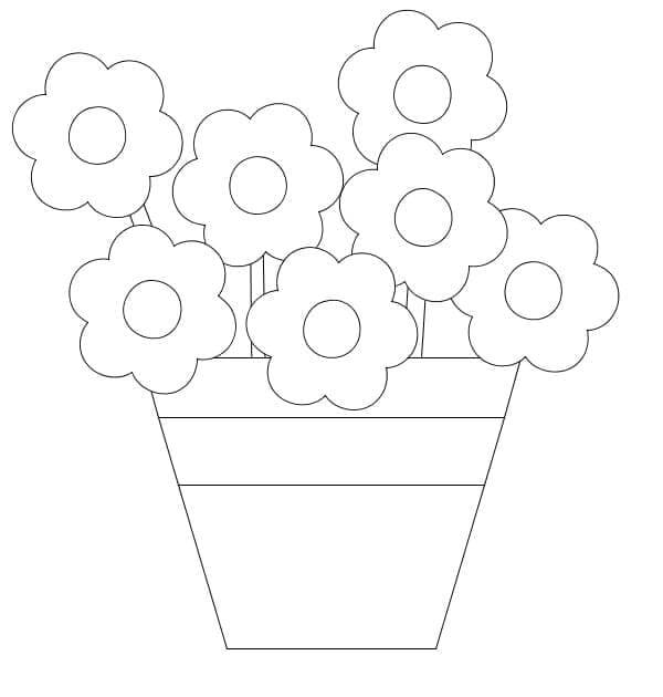 Květináč Vymalovatelné pro Děti omalovánka