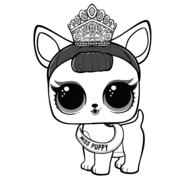 LOL Mazlíčci Zdarma pro Děti omalovánka