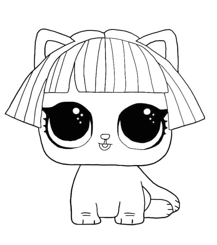 LOL Mazlíčci pro Děti omalovánka
