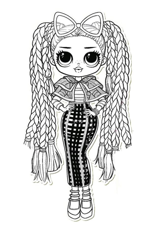 LOL OMG Dazzle Lights omalovánka