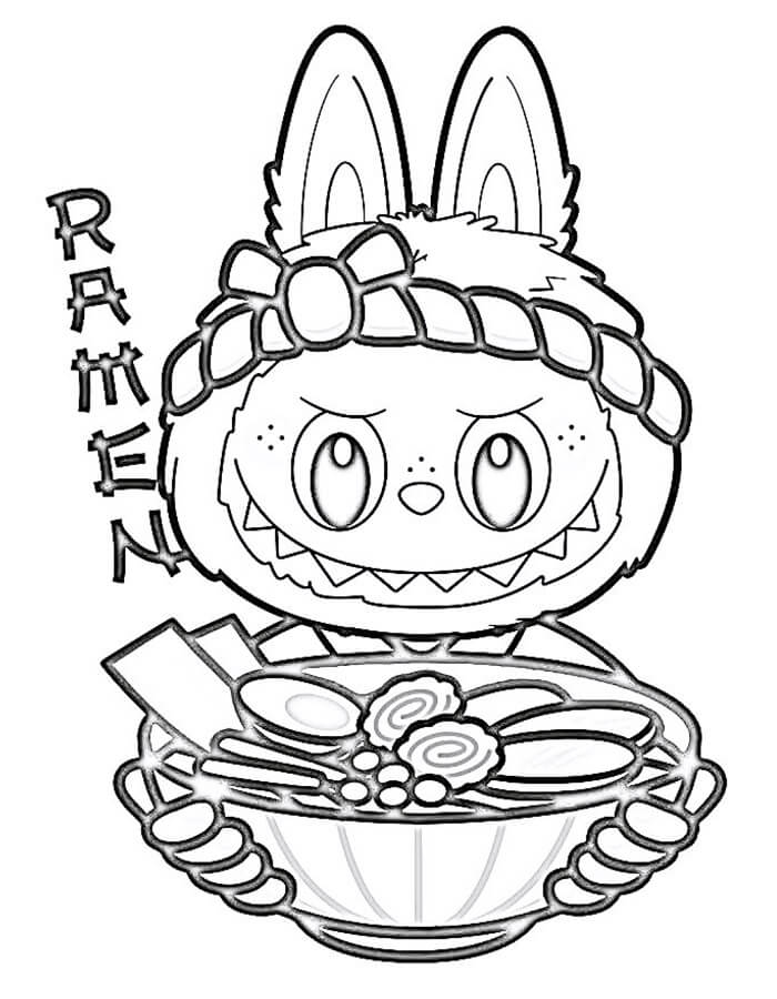 Labubu Zdarma pro Děti omalovánka