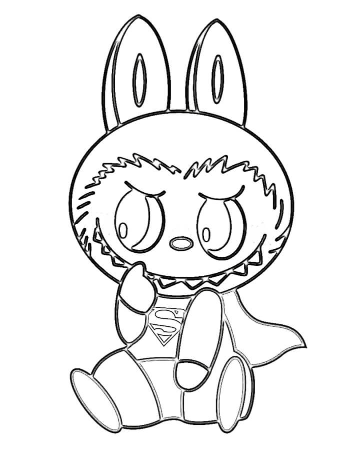 Labubu k Tisku omalovánka