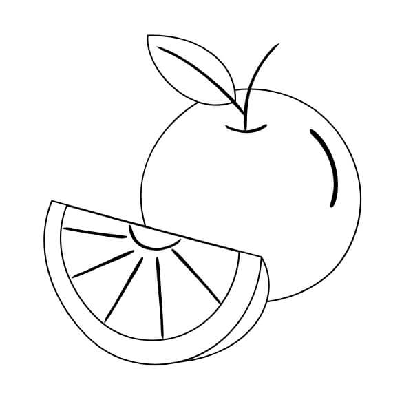 Lahodné Ovoce omalovánka