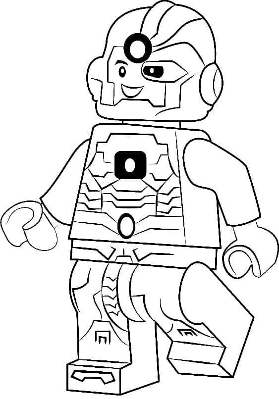 Lego (3) omalovánka