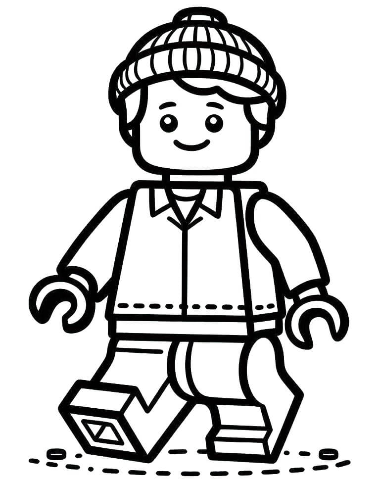 Lego Tisknutelné Zdarma omalovánka