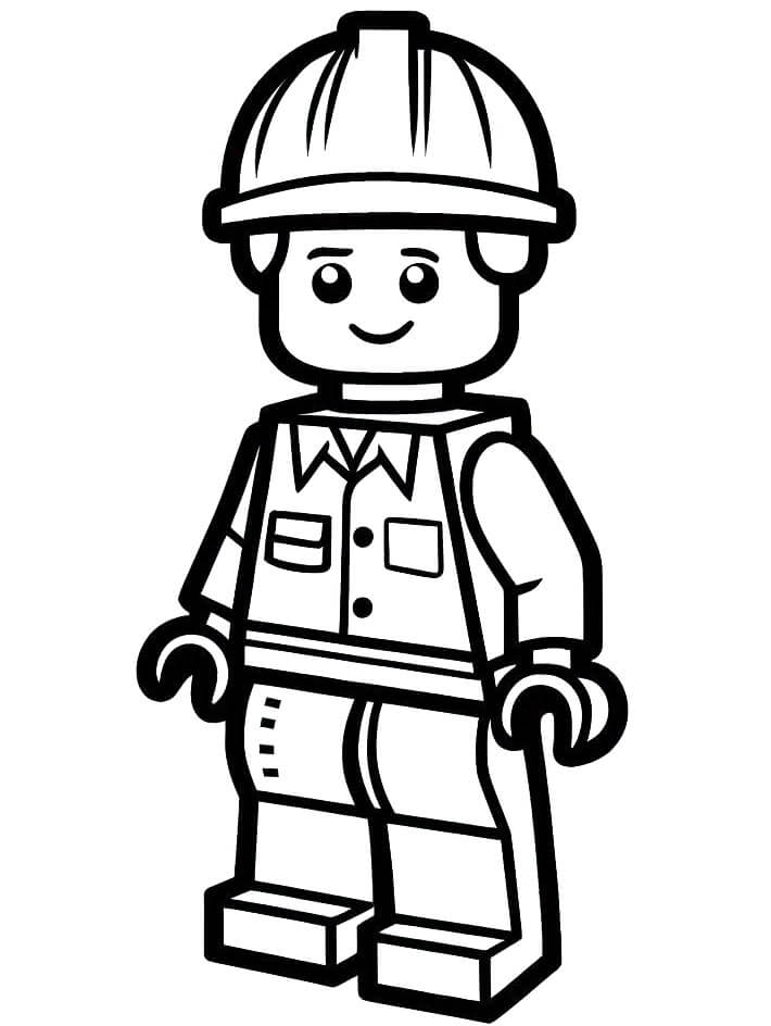 Lego pro 5leté Děti omalovánka