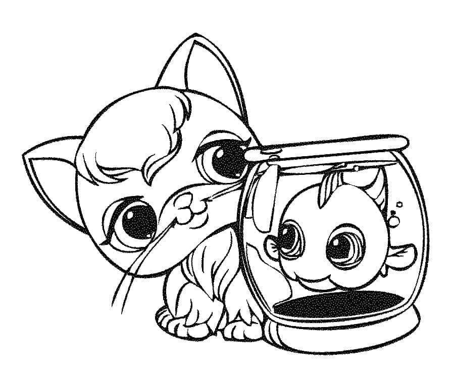 Littlest Pet Shop (34) omalovánka