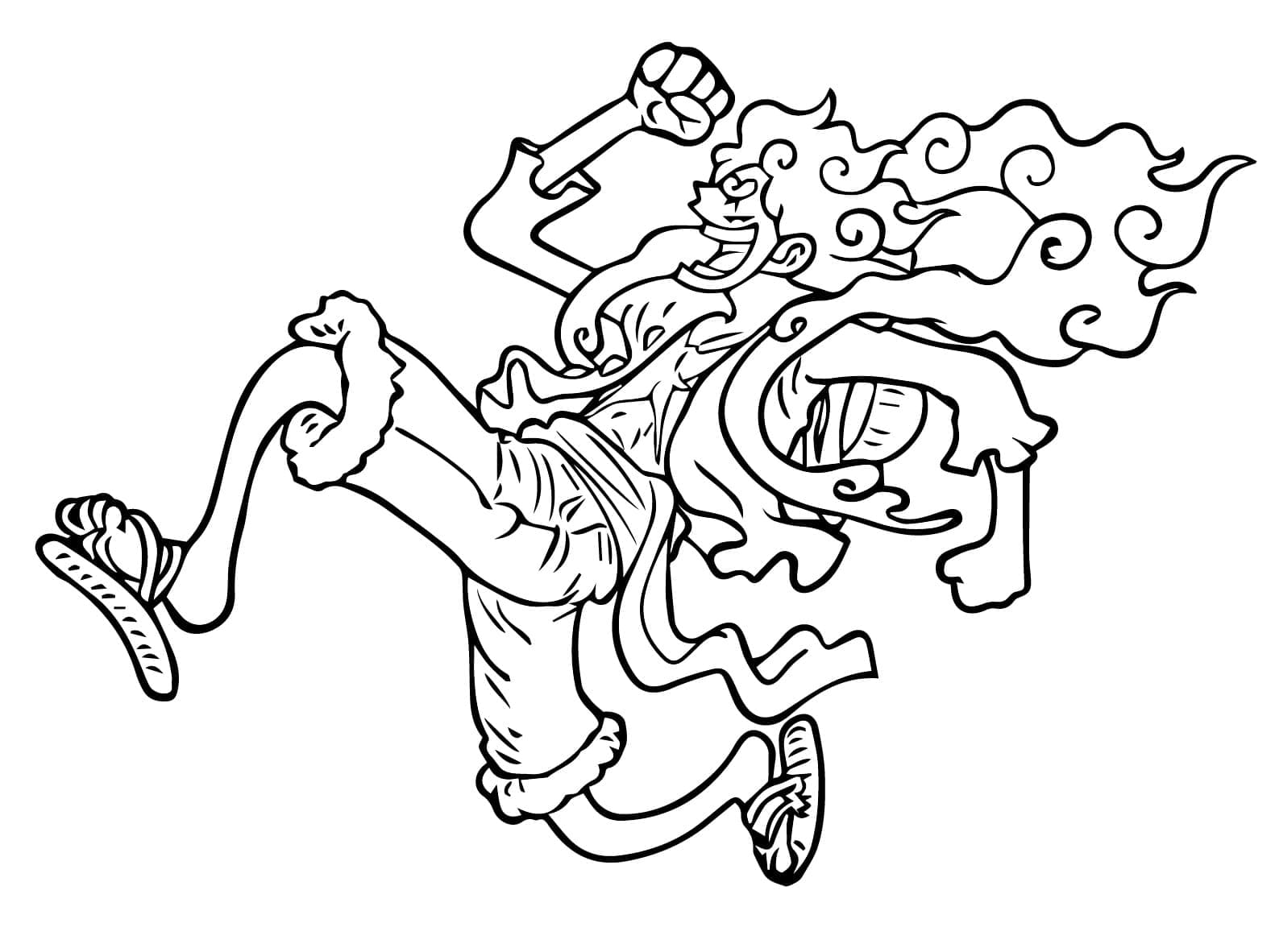 Luffy pro 1leté Děti omalovánka