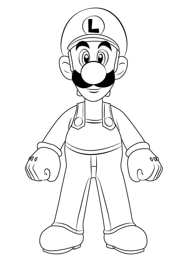 Luigi Zdarma omalovánka