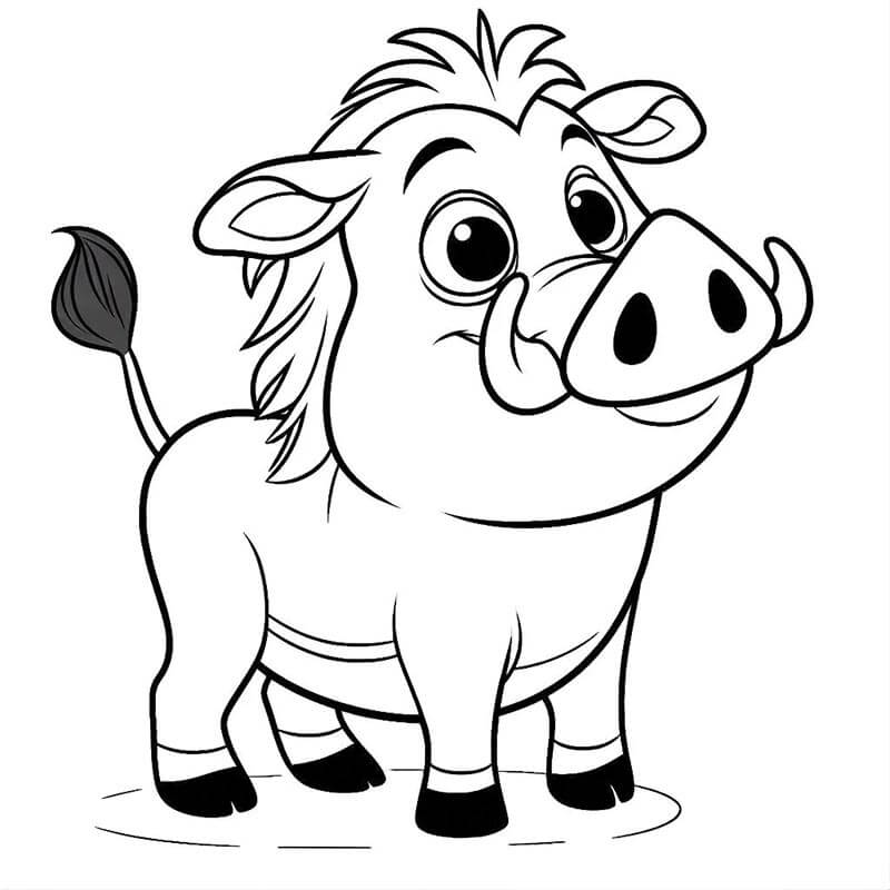 Lví Král Obrázek omalovánka