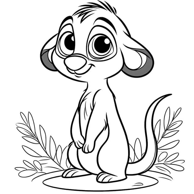 Lví Král Vymalovatelné pro Děti omalovánka