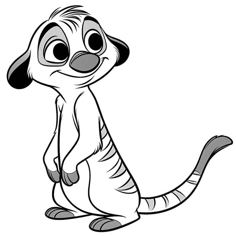 Lví Král pro Děti omalovánka