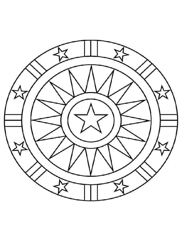 Mandala Umění omalovánka