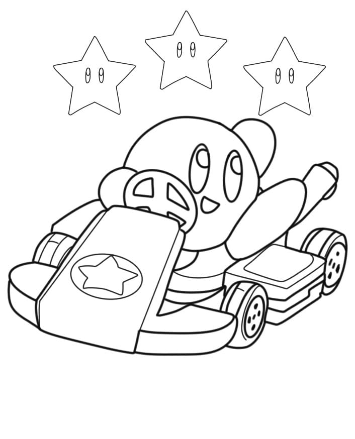 Mario Kart Zdarma Vymalovatelné Obrázek omalovánka