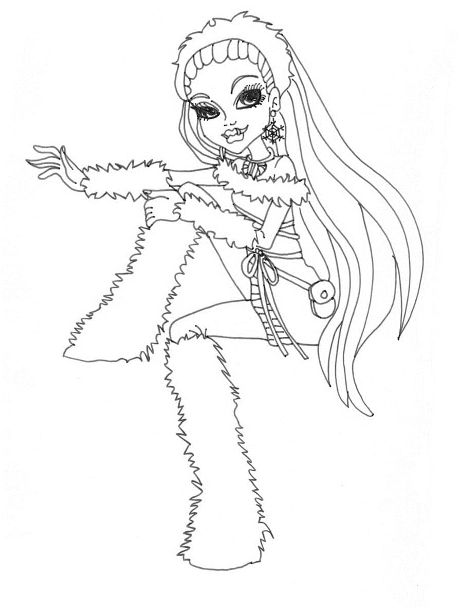 Monster High (3) omalovánka