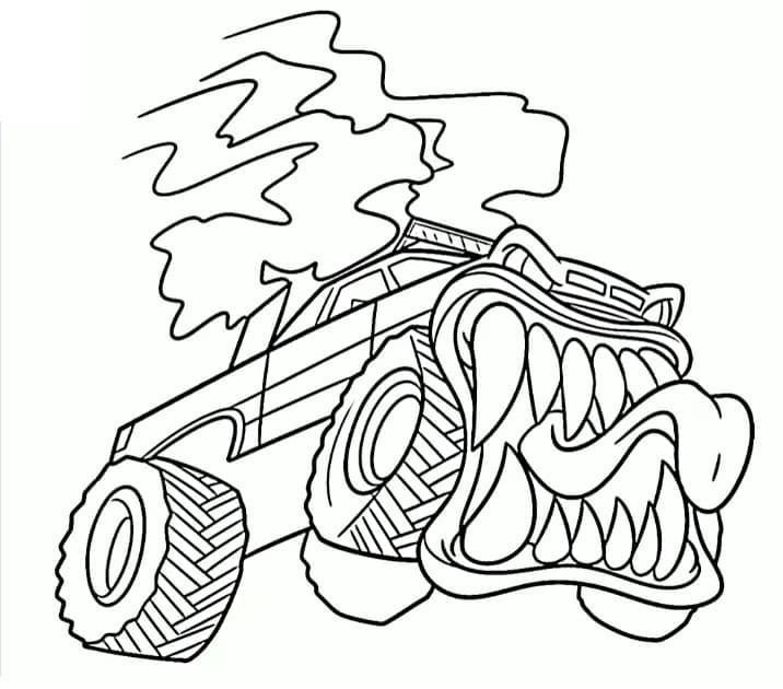 Monster Truck (2) omalovánka
