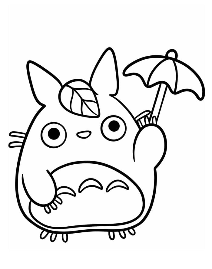 Můj Soused Totoro (38) omalovánka