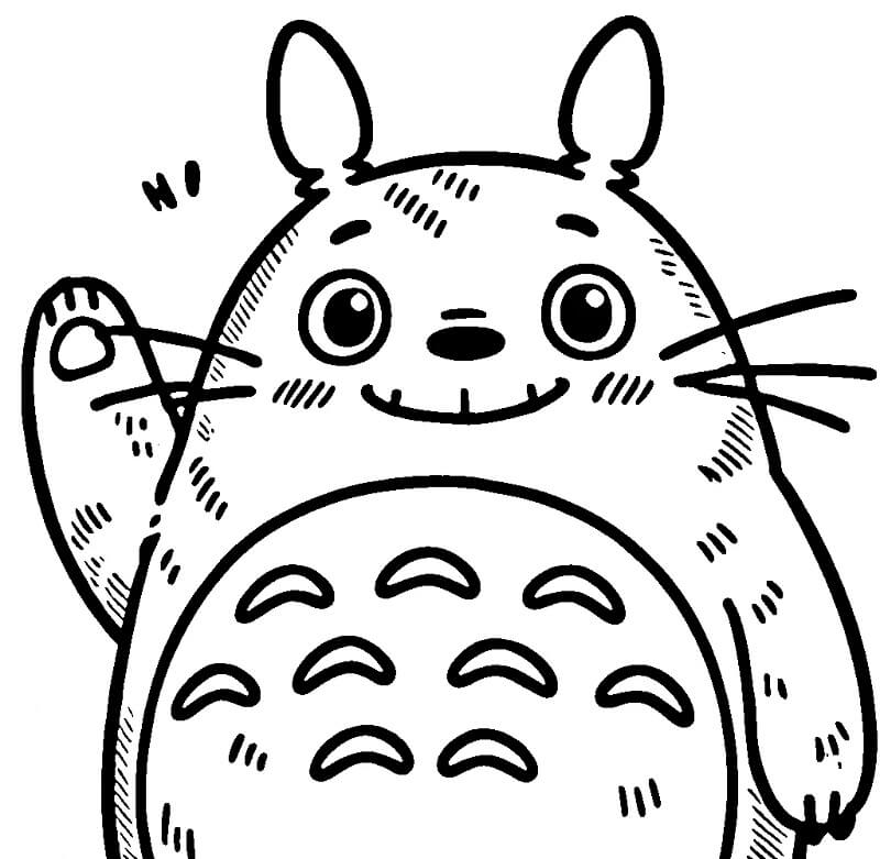 Můj Soused Totoro omalovánky