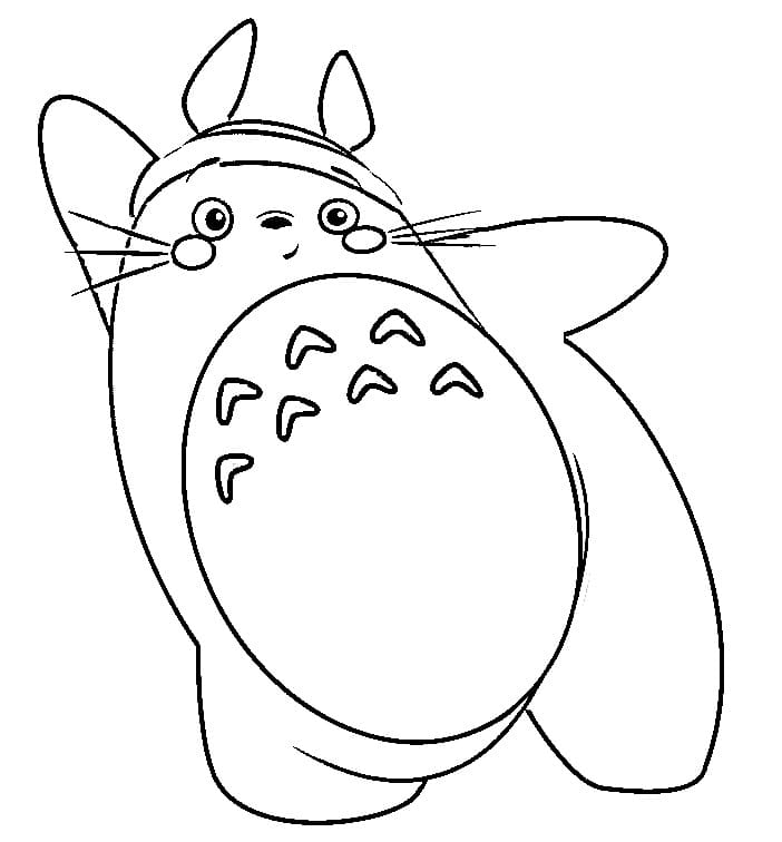 Můj Soused Totoro (40) omalovánka